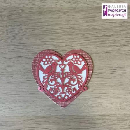 Serce (2) - Kartka 10 x 9 cm